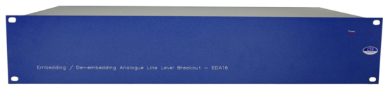 Embedder/desembedder 2U, 8 In / 8 Out XLR analog. - CTP