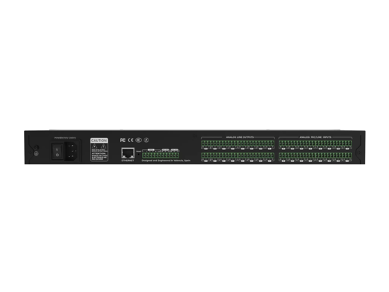 Matrice audio numérique 16in - 16out analogiques