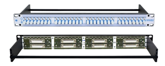 ASF1X32AV-3/1D25-B, Patch audio BlueLine 32 voie, SubD25 Ghielmetti