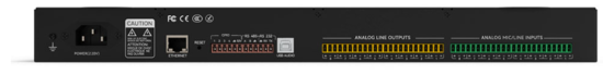 Matrice audio numérique 8in - 8out analogiques