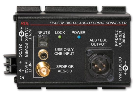 Convertisseur SPDIF vers AES/EBU - RDL FP-DFC2