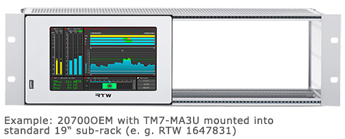 Kit de mise en rack 19 3U pour TM7-OEM RTW