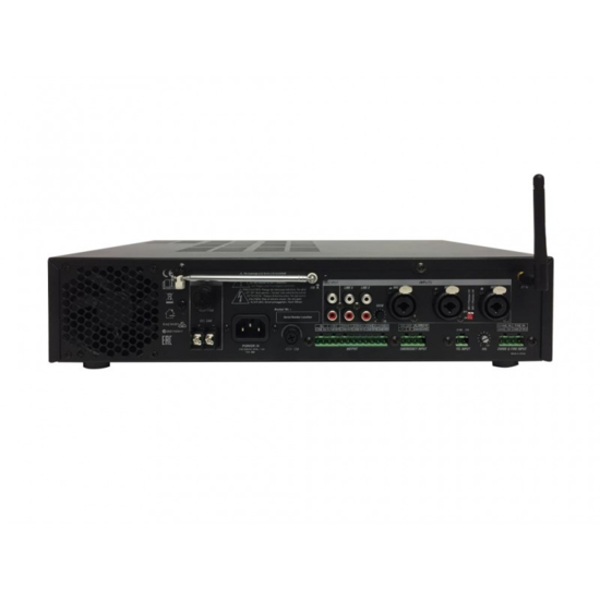 Mélangeur FM-USB-BT vers 4 sorties amplifiées 100V total max 240W