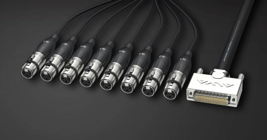 Cable Sub-D 25 <> 8x XLR femelle 5m