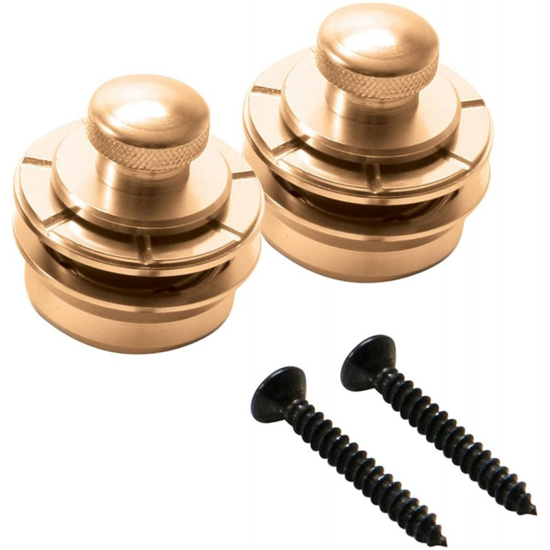 NS Set de Strap Lock pour guitare, doré