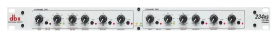 234XS - Filtre actif stéréo 3 voies stéréo / 4 voies mono