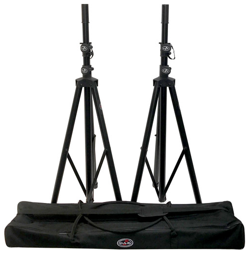 NS NS Pack de 2 pieds d'enceinte puits 35 mm avec housse de transport