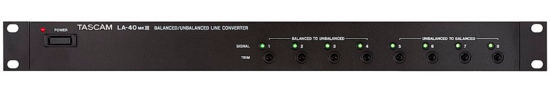 Convertisseur ligne bi-directionnel - 4 canaux -19'' x 1U