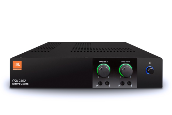 CSA240Z - Amplificateur installation 2 x 40W - 4/8 Ohms - 70/100V