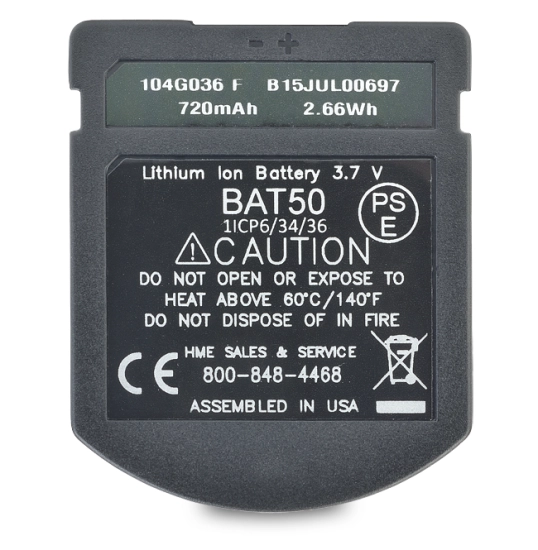 Batterie Li-Ion pour WH220, WH410,BP410- Clear-Com BAT50