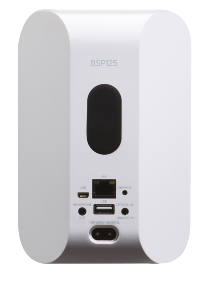 Enceinte amplifiée avec lecteur réseau - blanc - Bluesound BSP125