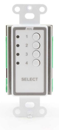 Plaque de contrôle de mélangeur audio - RDL D-RC4M