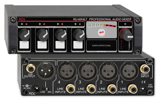 Mélangeur 4 canaux - RDL RU-MX4LT