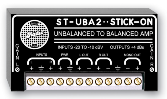 Convertisseur asym/sym stereo - RDL ST-UBA2