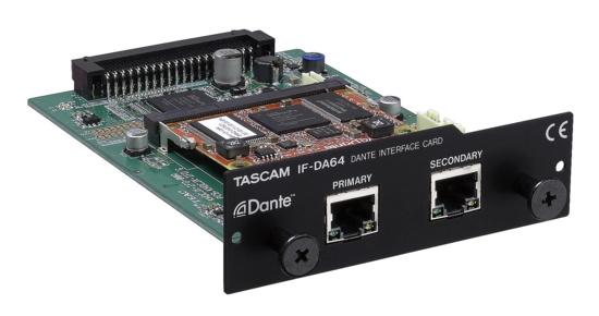 Carte Dante pour DA-6400 Tascam