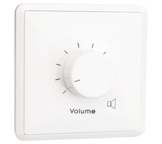 Contrôleur mural de contrôle volume par 10 pas de 3dB - max 25W/100V