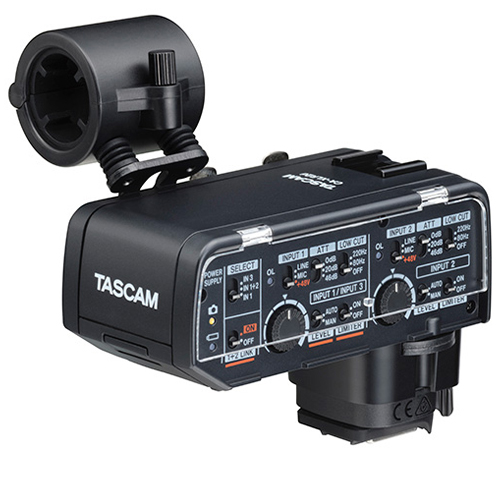Adaptateur XLR/MIC Tascam pour Camera Canon DSLR 