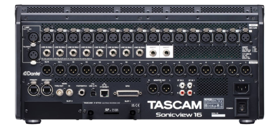 Console mixage Numérique16 voies Tascam