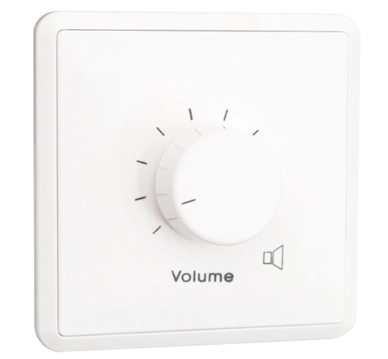 Contrôleur mural de contrôle volume par 10 pas de 3dB - max 50W/100V