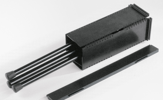 Pupitre d'orchestre avec plateau noir