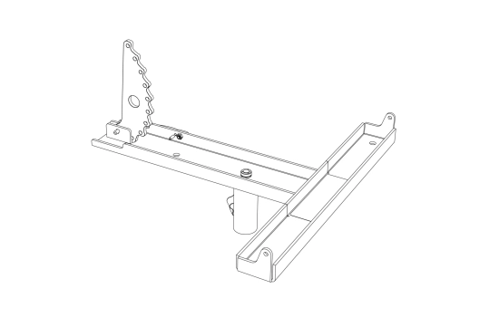 Cadre légé SRX906 pour pied d'enceinte 35mm