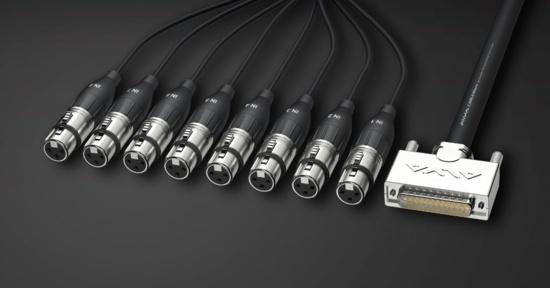 Cable Sub-D 25 <> 8x XLR femelle 3m