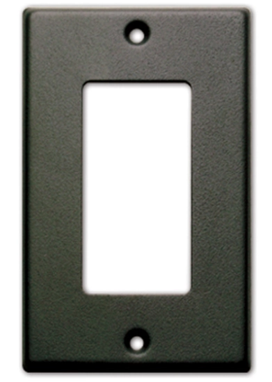 Couvercle enjoliveur un poste noir - RDL CP-1B