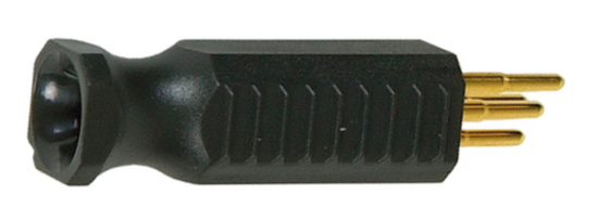 GKS313-MSW, Patchcord plug noir "normalisé" (hors CSF) Ghielmetti