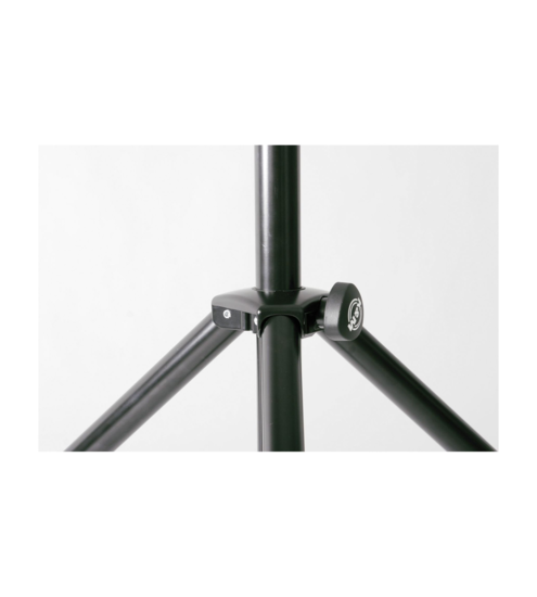 214/6 - Pied K&M aluminium noir pour enceinte jusqu'à 50Kg