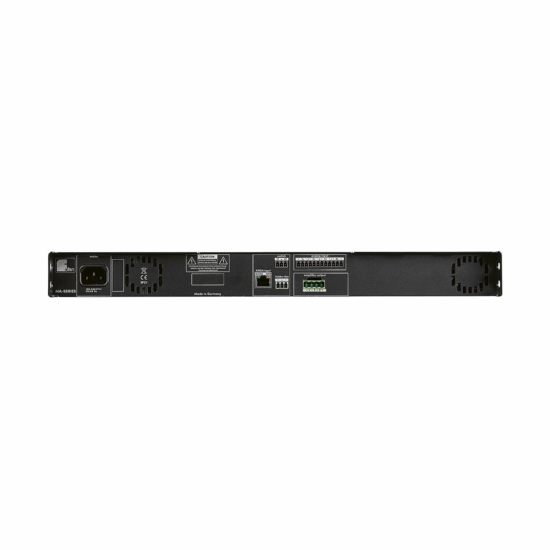 Matrice amplifiée analogique 4 IN - 2x1200W/4ohms/100V - DSP