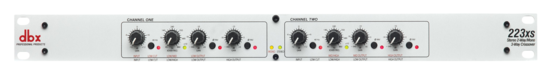 223XS - Filtre actif stéréo 2 voies stéréo / 3 voies mono