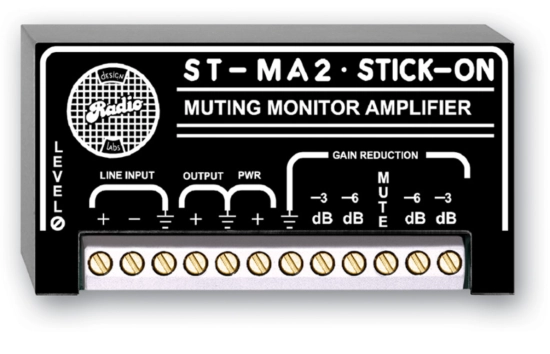Amplificateur Audio Mono 2W avec Mute - RDL ST-MA2