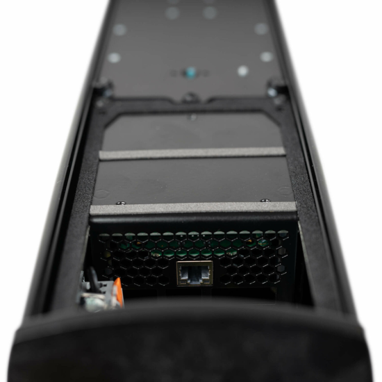 Colonne active 8 x 100 W installation fixe - DANTE 1xRJ45 - BK