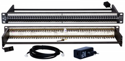 CSF1X48AV-3/1SAG-L, Patch panel Light 48 voies 191U Ghielmetti