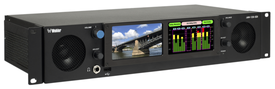 Moniteur 19 2U, 2 In 12G SDI SFP-SDIB, écran pour vidéo, Wohler