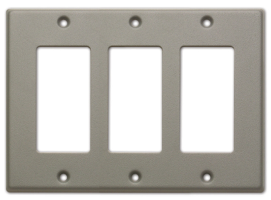 Couvercle enjoliveur triple poste gris - RDL CP-3G