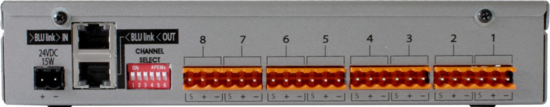 BLU-BOB1 - Interface 8 sorties analogiques - 1/2 rack x 1U