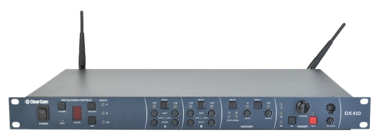 Centrale intercom HF 2 canaux + Alim 453G008-2 - Clear-Com BS410-EU