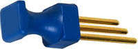 GVS323CBL, Pavé de connexion, TYPE 323, bleu Ghielmetti