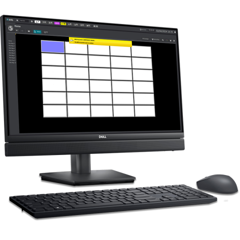 Ordinateur ecran tactile de supervision Linux jusqu'à 384 zones