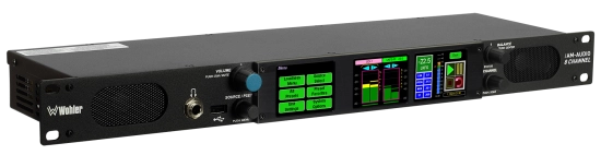 Moniteur 1U, 8 voies avec écran Wohler