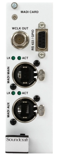 Carte Vi local rack - MADI Cat5