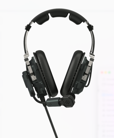 Combiné micro-casque 1 oreille avec ENC pour M1PRO et H1