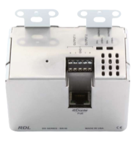 Interface Dante murale bidirectionnelle Mic/Line 4x2 RDL DD-BN40