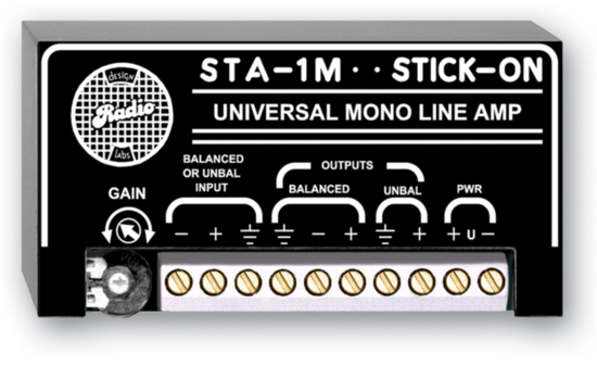 Amplificateur de ligne mono - RDL STA-1M