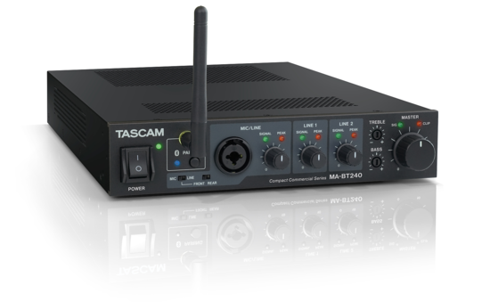 Amplificateur mixgeur, entrées 1 micro, 2 ligne, Bluetooth, 240 watts