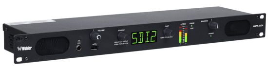 Moniteur audio 2 entrées 3G/HD/SDI, AES, Analog., 2 bargraphs Wohler 