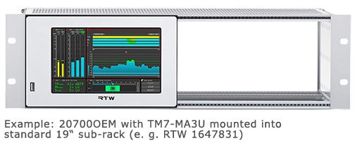 Kit de mise en rack 19 3U pour TM7-OEM RTW 