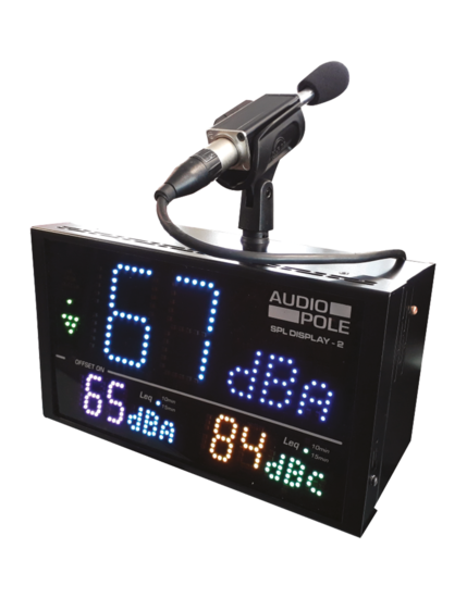 Afficheur/Enregistreur-live-valise 2017-Audiopole SPL-DISPLAY-REC-DP2