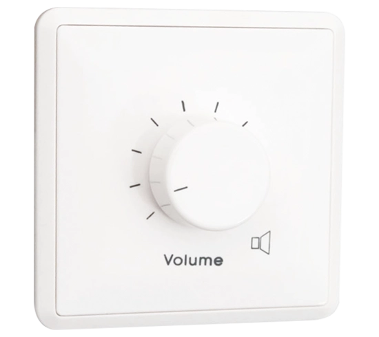 Contrôleur mural de contrôle volume par 10 pas de 3dB - max 25W/100V